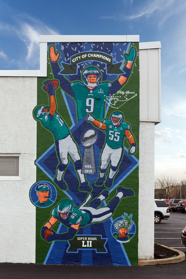 Philly Special Mural: A New Eagles Mural Goes Up In South Philadelphia