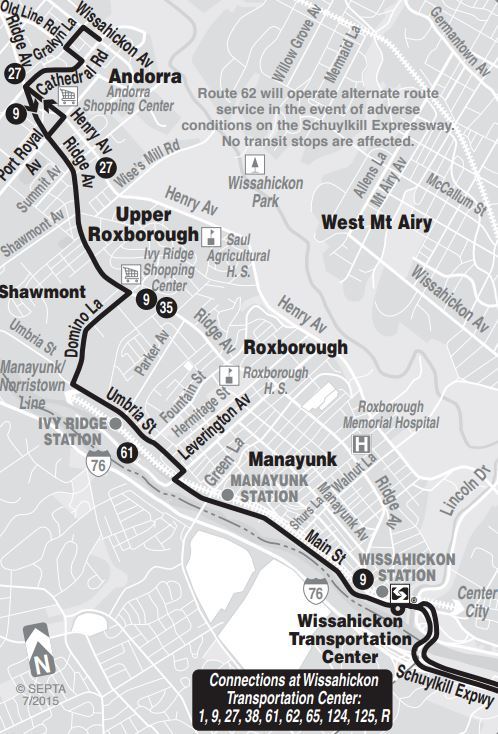 Map Of Septa Bus Stops