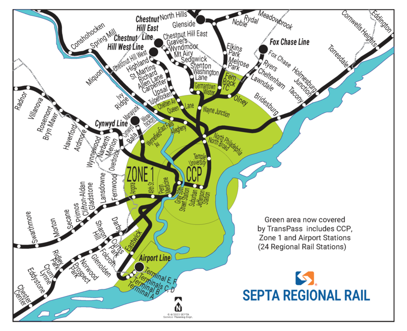 Navigating The City: Understanding The SEPTA Zone Map - Interactive ...